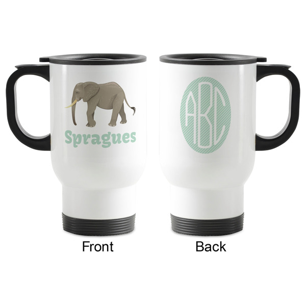 Elephant Stainless Steel Travel Mug with Handle - Apvl