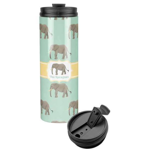 Custom Elephant Stainless Steel Skinny Tumbler (Personalized)
