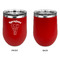 Elephant Stainless Wine Tumblers - Red - Single Sided - Approval