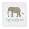 Elephant Standard Decorative Napkins (Personalized)