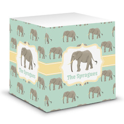 Elephant Sticky Note Cube (Personalized)