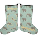 Elephant Holiday Stocking - Double-Sided - Neoprene (Personalized)