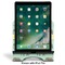 Elephant Stylized Tablet Stand - Front with ipad