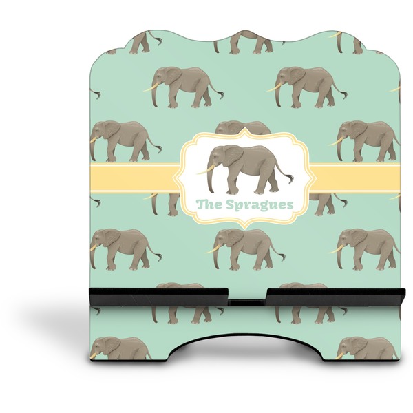 Elephant Stylized Tablet Stand - Front without iPad