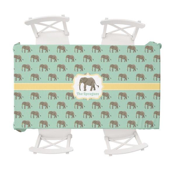 Custom Elephant Tablecloth - 58"x102" (Personalized)
