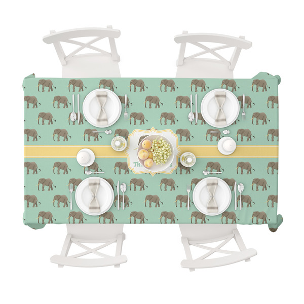 Elephant Tablecloths (58"x102") - TOP VIEW