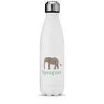 Elephant Water Bottle - 17 oz. - Stainless Steel - Full Color Printing (Personalized)