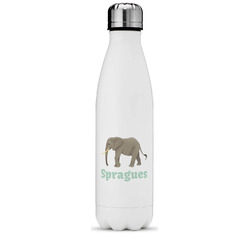 Elephant Water Bottle - 17 oz. - Stainless Steel - Full Color Printing (Personalized)