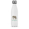 Elephant Water Bottle - 17 oz. - Stainless Steel - Full Color Printing (Personalized)