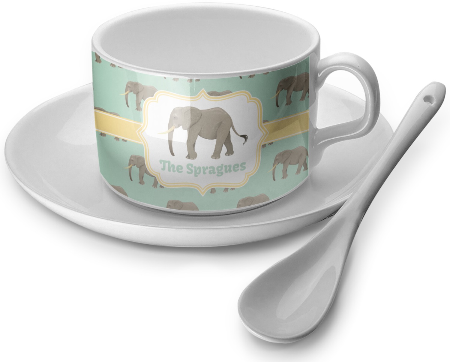 Elephant Tea Cup Single (Personalized) YouCustomizeIt