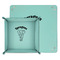 Elephant Teal Faux Leather Valet Trays - PARENT MAIN