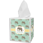 Elephant Tissue Box Cover (Personalized)