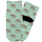 Elephant Toddler Ankle Socks - Single Pair - Front and Back