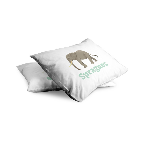 Elephant Toddler Pillow Case - TWO (partial print)