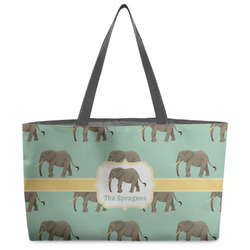 Elephant Beach Totes Bag - w/ Black Handles (Personalized)