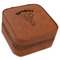 Elephant Travel Jewelry Boxes - Leather - Rawhide - Angled View