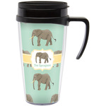 Elephant Acrylic Travel Mug with Handle (Personalized)