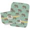 Elephant Two Rectangle Burp Cloths - Open & Folded