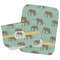 Elephant Burp Cloths - Fleece - Set of 2 w/ Name or Text