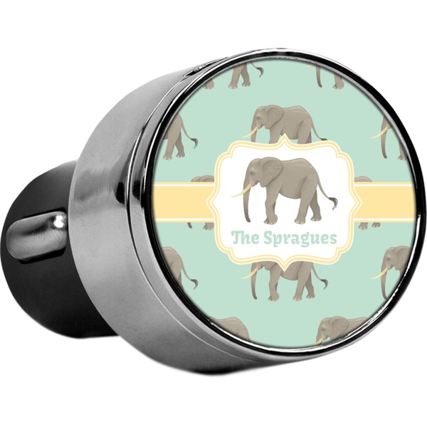 Custom Elephant USB Car Charger (Personalized)