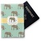 Elephant Vinyl Passport Holder - Front