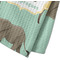 Elephant Waffle Weave Towel - Closeup of Material Image
