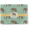 Elephant Waffle Weave Towel - Full Print Style Image