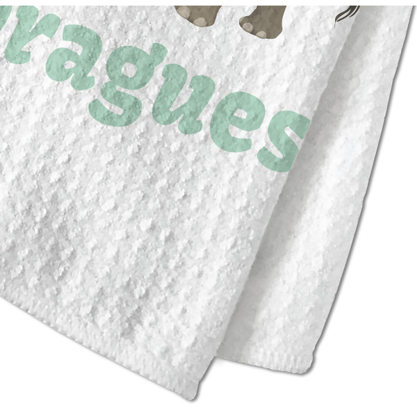 Elephant Waffle Weave Towel - Closeup of Material Image