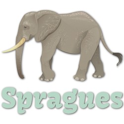 Elephant Graphic Decal - Custom Sizes (Personalized)
