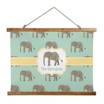 Elephant Wall Hanging Tapestry - Wide (Personalized)