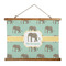 Elephant Wall Hanging Tapestry - Wide (Personalized)