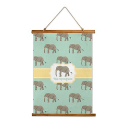 Elephant Wall Hanging Tapestry - Tall (Personalized)