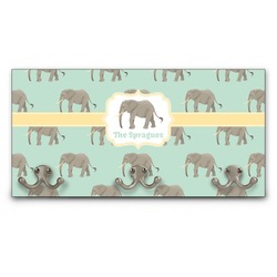 Elephant Wall Mounted Coat Rack (Personalized)