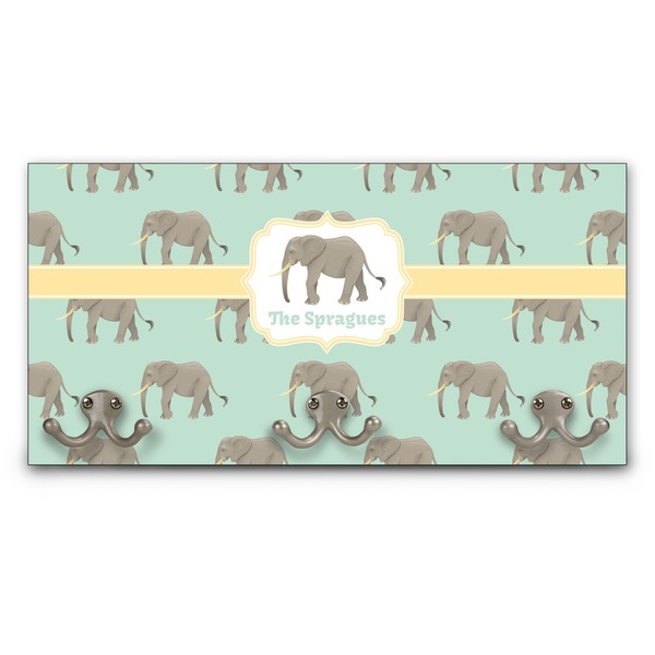 Custom Elephant Wall Mounted Coat Rack (Personalized)