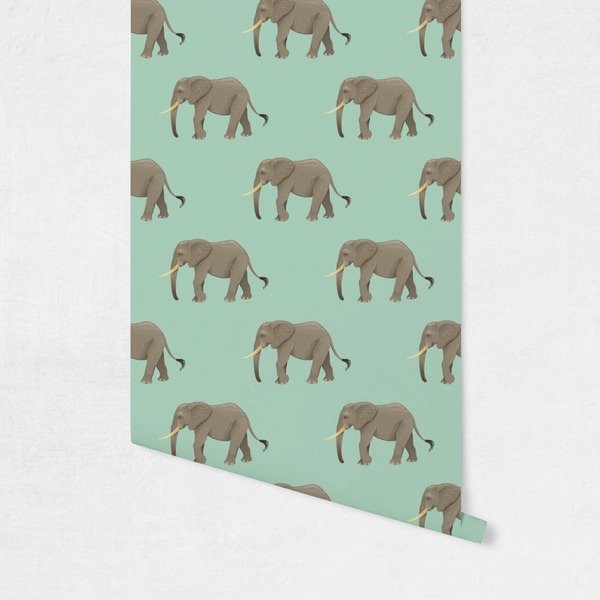 Elephant Wallpaper on Wall