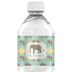 Elephant Water Bottle Labels - Custom Sized (Personalized)