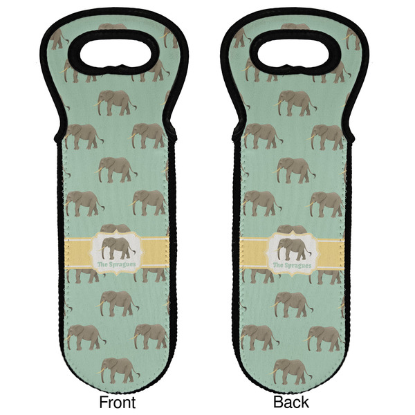 Elephant Wine Tote Front & Back