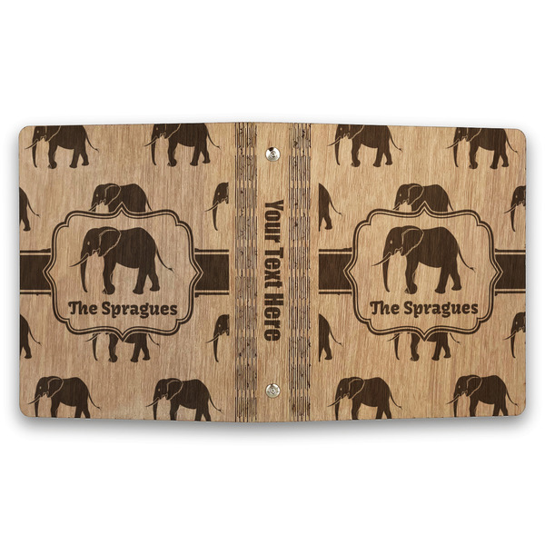 Elephant Wood 3-Ring Binders - 1" Half-Letter - Approval