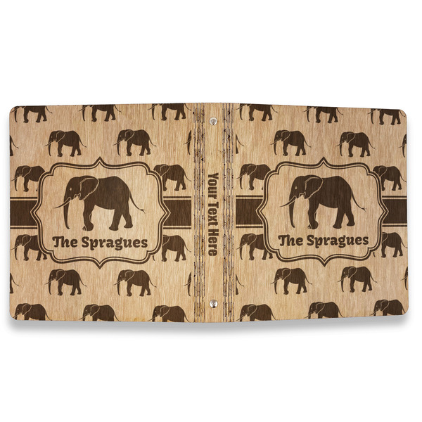 Elephant Wood 3-Ring Binders - 1" Letter - Approval