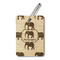 Elephant Wood Luggage Tags - Rectangle - Front/Main