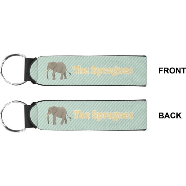 Elephant Wristlet (Front + Back)