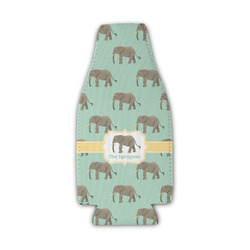 Elephant Zipper Bottle Cooler (Personalized)