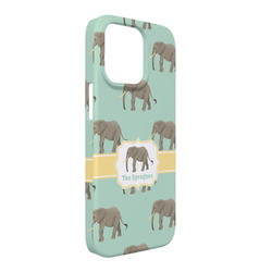 Elephant iPhone Case - Plastic - iPhone 13 Pro Max (Personalized)