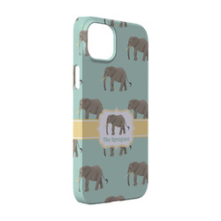 Elephant iPhone Case - Plastic - iPhone 14 (Personalized)