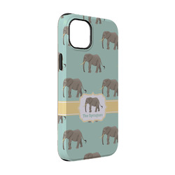 Elephant iPhone Case - Rubber Lined - iPhone 14 Pro (Personalized)