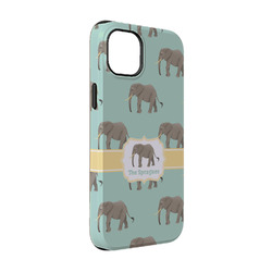 Elephant iPhone Case - Rubber Lined - iPhone 14 (Personalized)