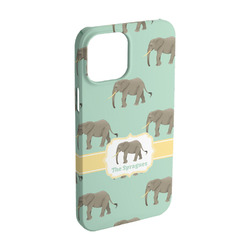 Elephant iPhone Case - Plastic - iPhone 15 Pro (Personalized)