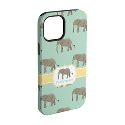 Elephant iPhone Case - Rubber Lined - iPhone 15 Pro (Personalized)