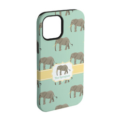 Elephant iPhone Case - Rubber Lined - iPhone 15 (Personalized)