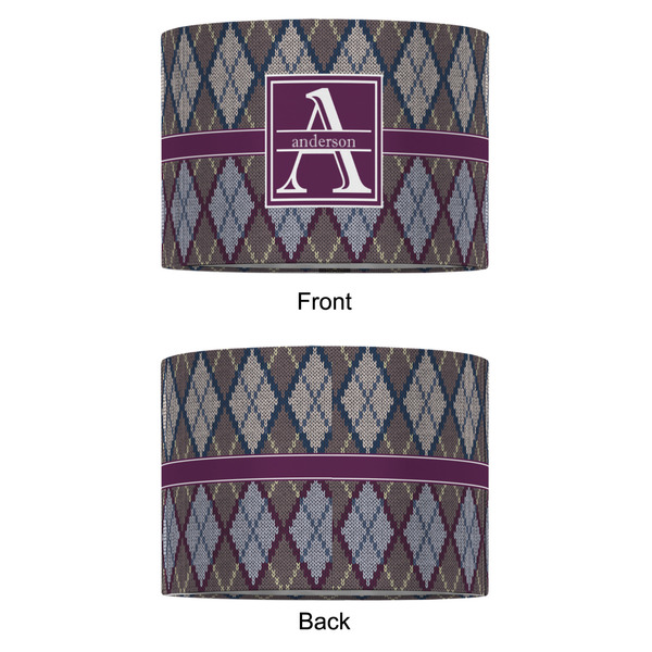 Knit Argyle 12" Drum Lampshade - APPROVAL (Fabric)